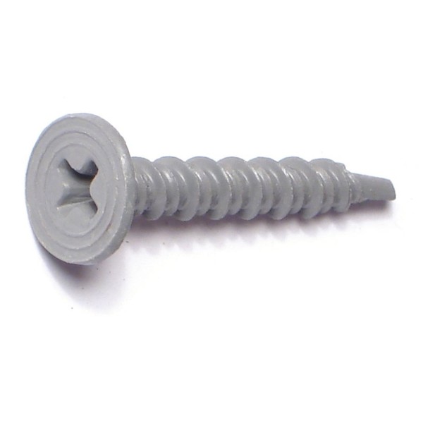 Midwest Fastener Drywall Screw, #8 x 1-1/4 in, Steel, Wafer Head Phillips Drive, 12 PK 30766